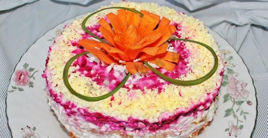 Салат Генеральский с курицей