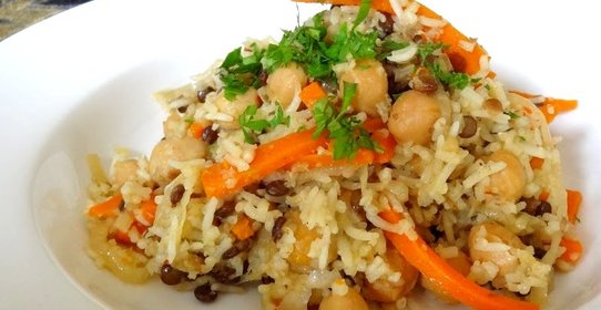 Овощной плов в мультиварке