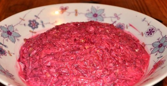 Чеснок со свеклой