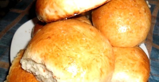 Чесночные булки на молоке