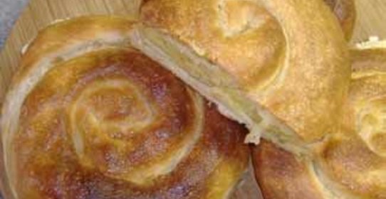 Вертута из вытяжного теста