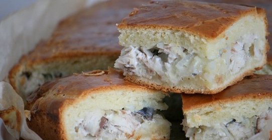 Пирог со скумбрией