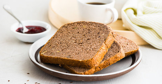 Ореховый хлеб с семечками в хлебопечке