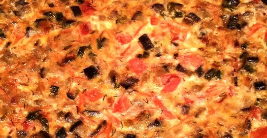 Пирог с баклажанами по‑провански