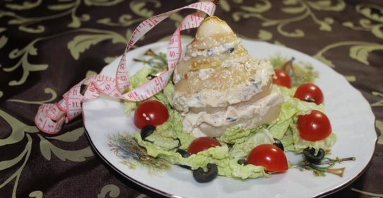 Грушевый салат Джей Ло