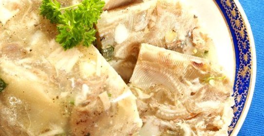 Холодец из телятины и куриных потрошков