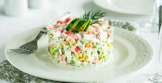 Салат из крабовых палочек