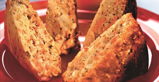 Морковно-ананасовый пирог