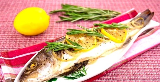 Форель с розмарином