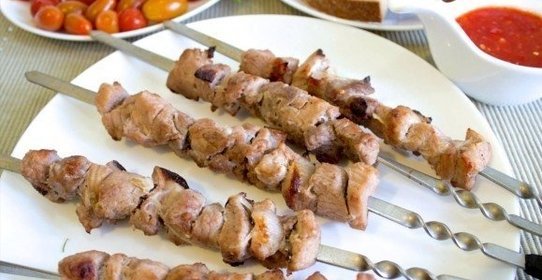 Шашлык в электрошашлычнице