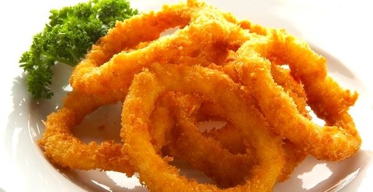 Кальмары в панировочных сухарях