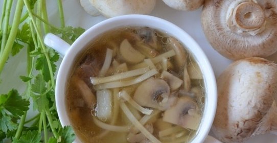 Грибная лапша