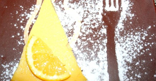 Пирог с апельсиново-лимонной начинкой