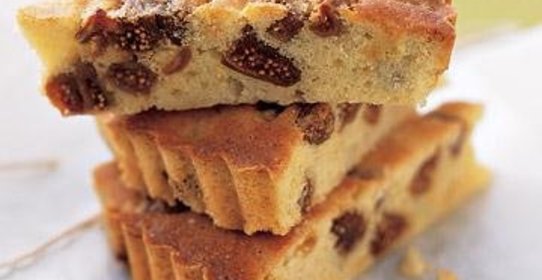 Лимонный пирог с инжиром