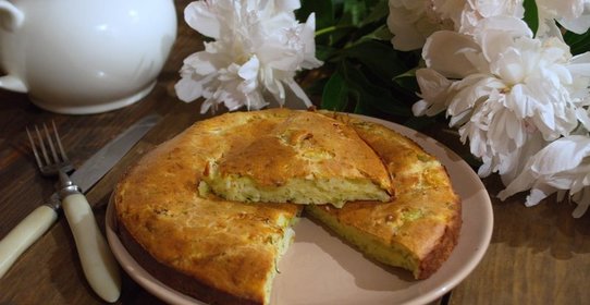 Капустный пирог из жидкого теста