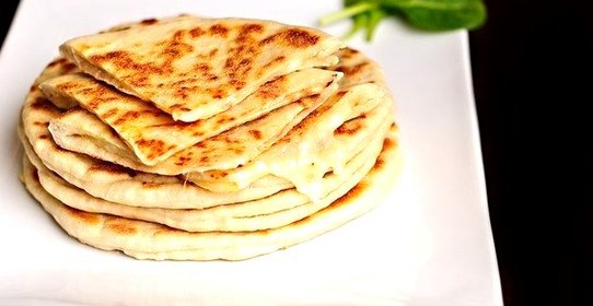 Мгновенный хачапури на сковороде