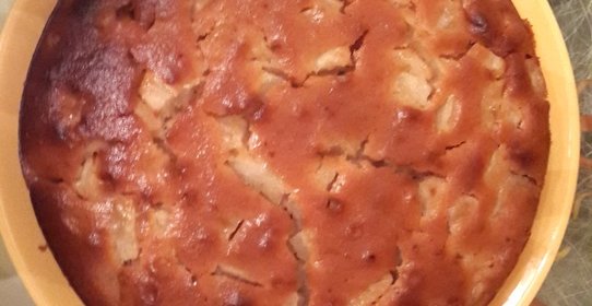 Грушево-медовый постный пирог