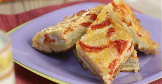 Испанский омлет со сладкими перцами