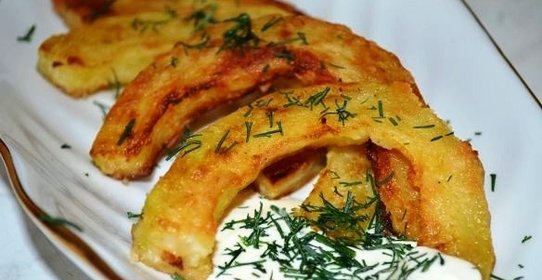 Кабачки в чесночном соусе