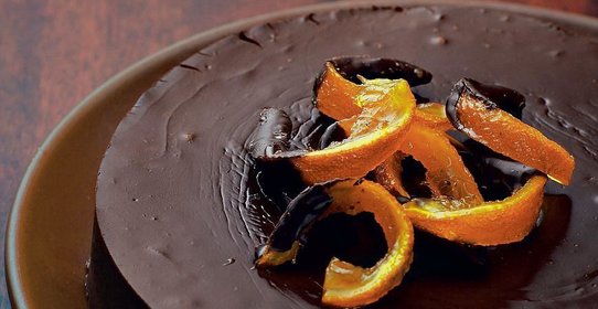 Шоколадно-апельсиновый торт