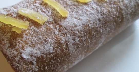 Тыквенный рулет с маскарпоне и имбирем