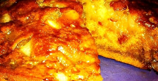 Медово-грушевый пирог