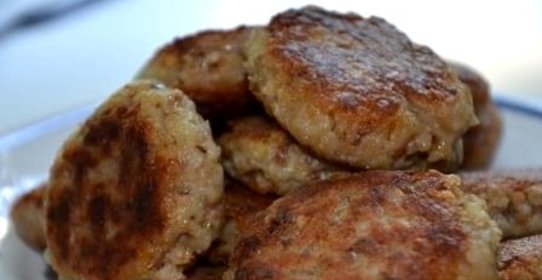 Гречнево картофельные котлеты