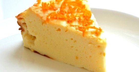 Творожный пирог с апельсиновой цедрой