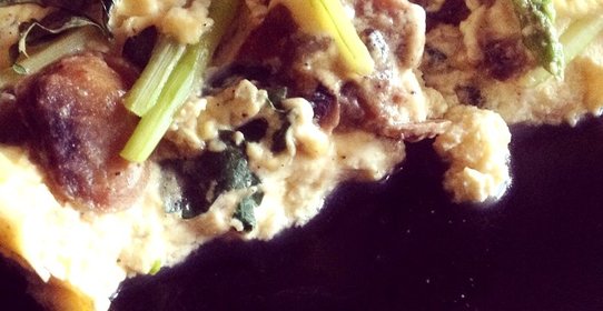 Пирог со спаржей