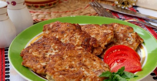 Рубленные котлеты из свинины