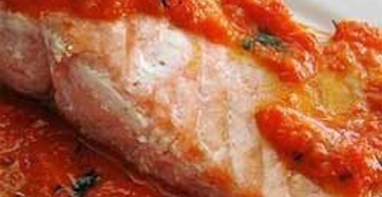 Лосось в соусе