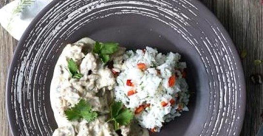 Свинина со сливками в мультиварке