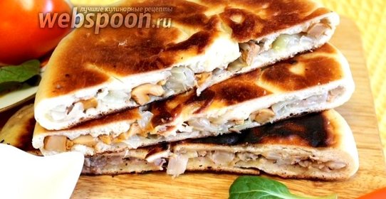 Осетинский пирог с тушёной капустой