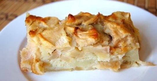 Шарлотка с яблоками с майонезом