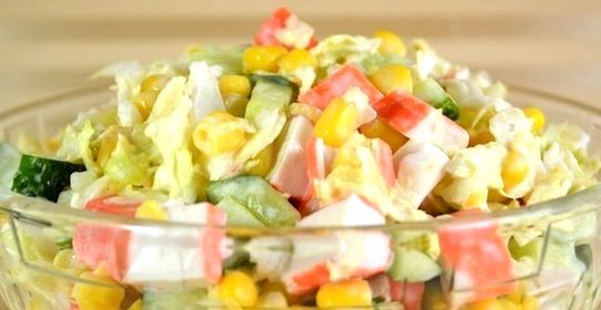 Салат из крабовых палочек