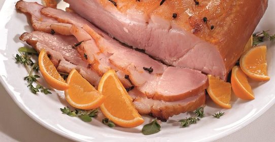 Окорок в глазури из виски