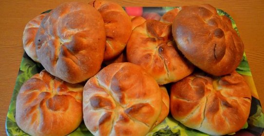 Татарские пирожки с картофелем и грибами