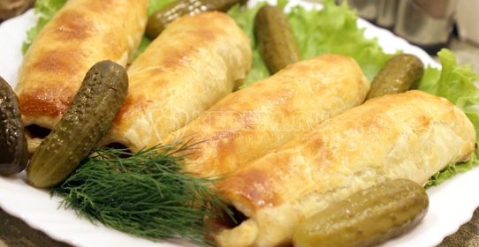 Запеченная говядина в тесте