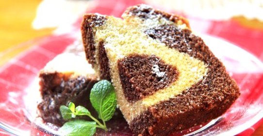 Пирог мраморный