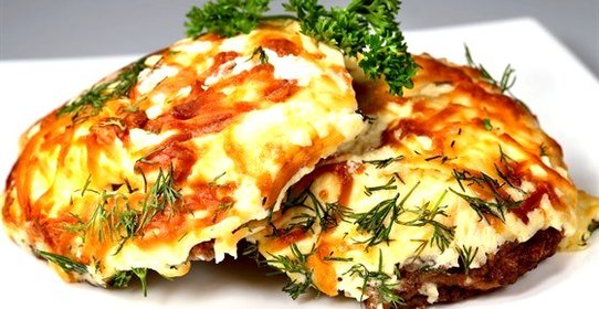 Мясо «в шубе»