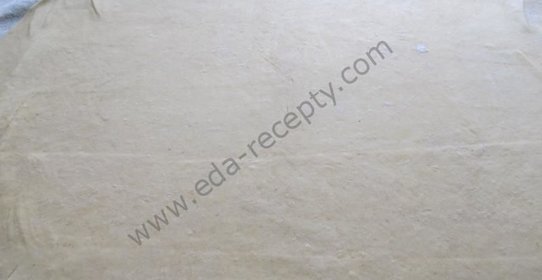 Слоеное тесто для штруделя