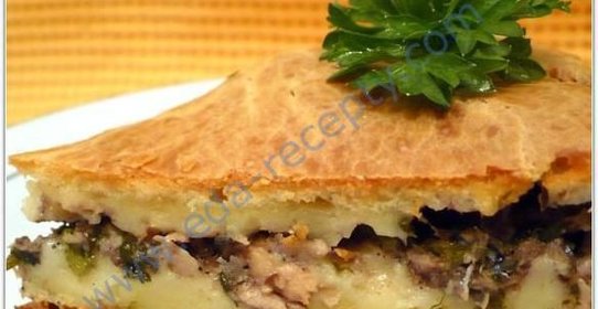 Ленивый пирог с любой начинкой для ленивых