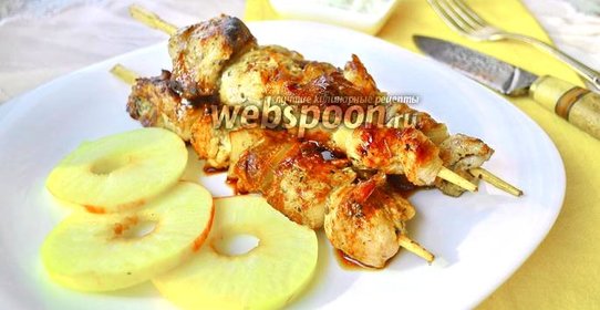 Шашлык из свинины на шпажках