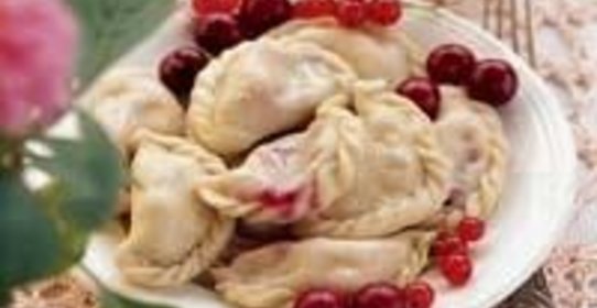 Вареники с черникой