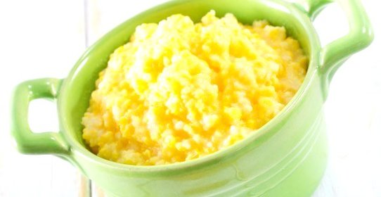 Пшенная молочная каша с рисом