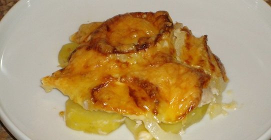 Свинина по-французски с картофелем