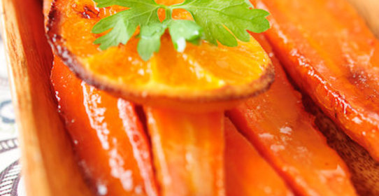 Морковь, запеченная c цитрусовыми