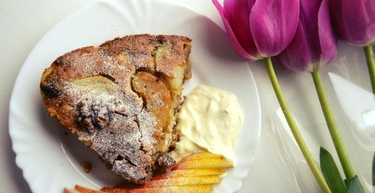 Нормандский грушевый пирог