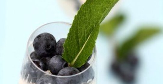 Черника с сырным кремом