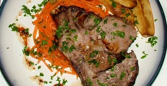 Мраморная говядина в духовке